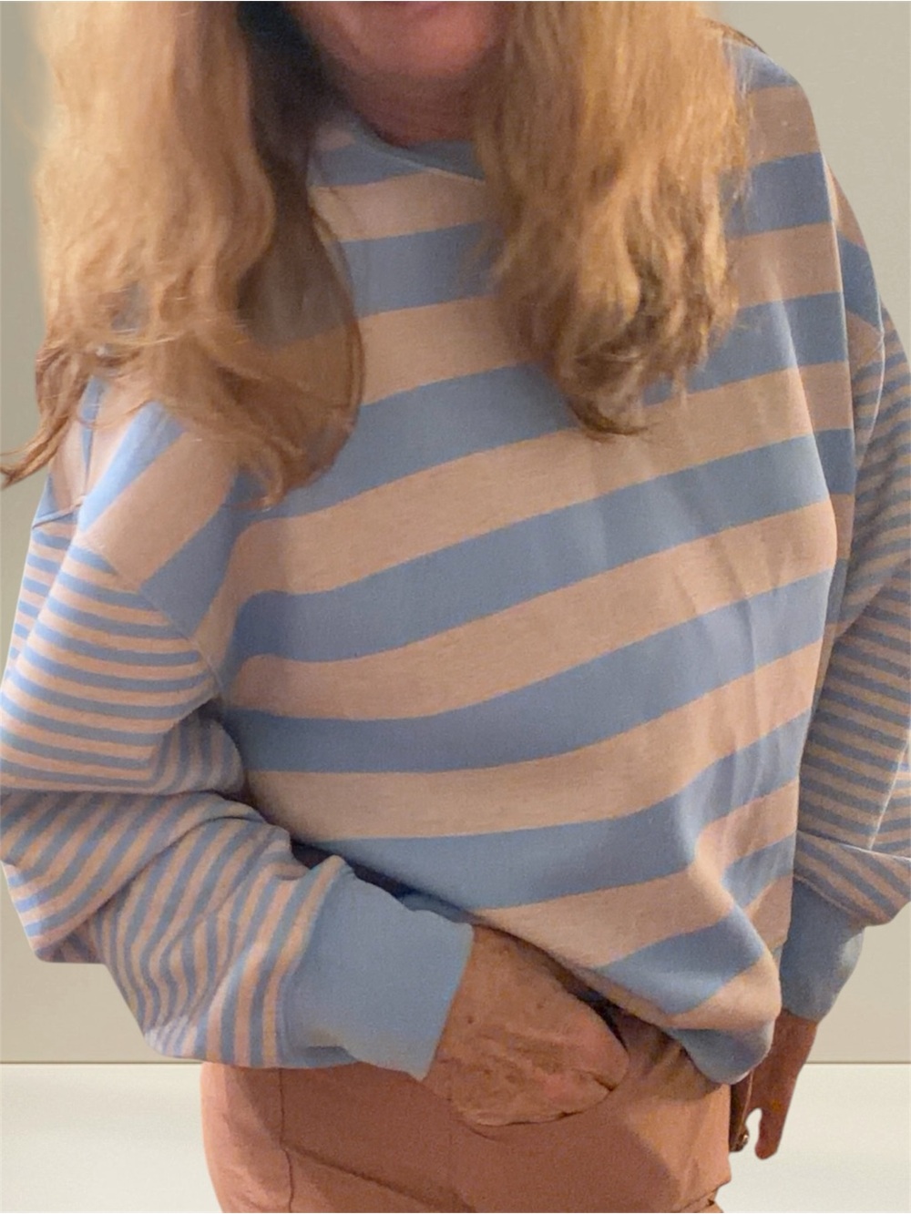 AS Revival sister co Altar’d State Striped long sleeve sweatshirt tshirt small